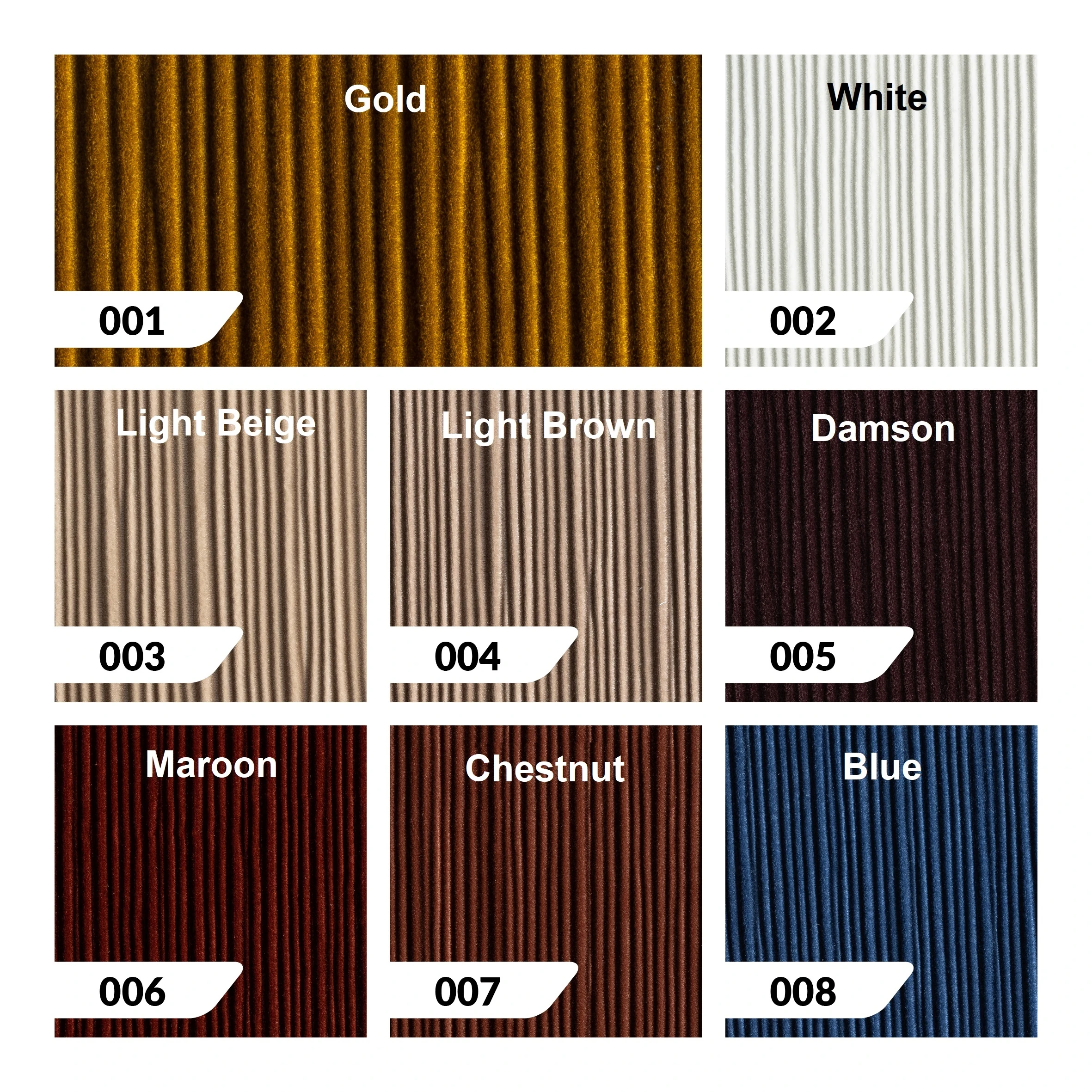 Fabric Extra Velvet Swatches