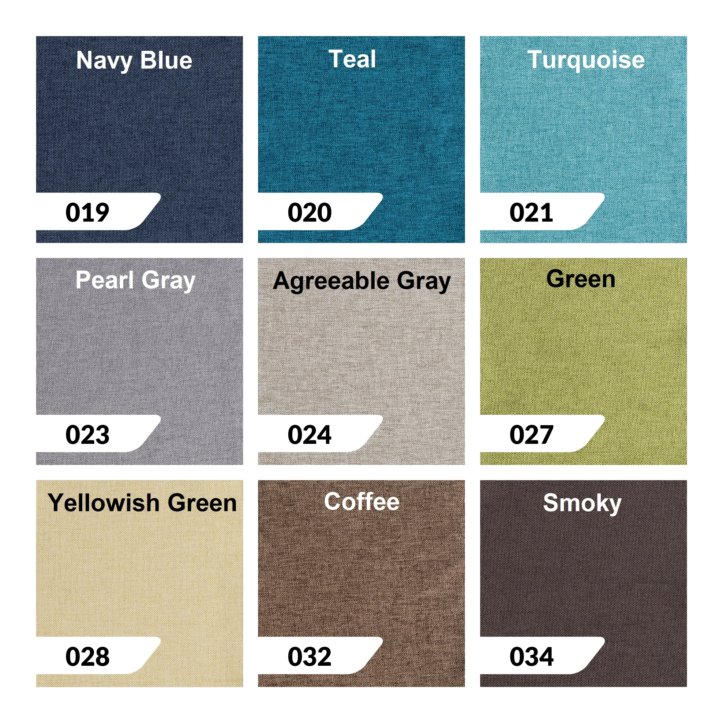 Triple Green French Pleat Linen Curtains 18 Colors. Custom Luxury Drapes for Living Room And Bedroom