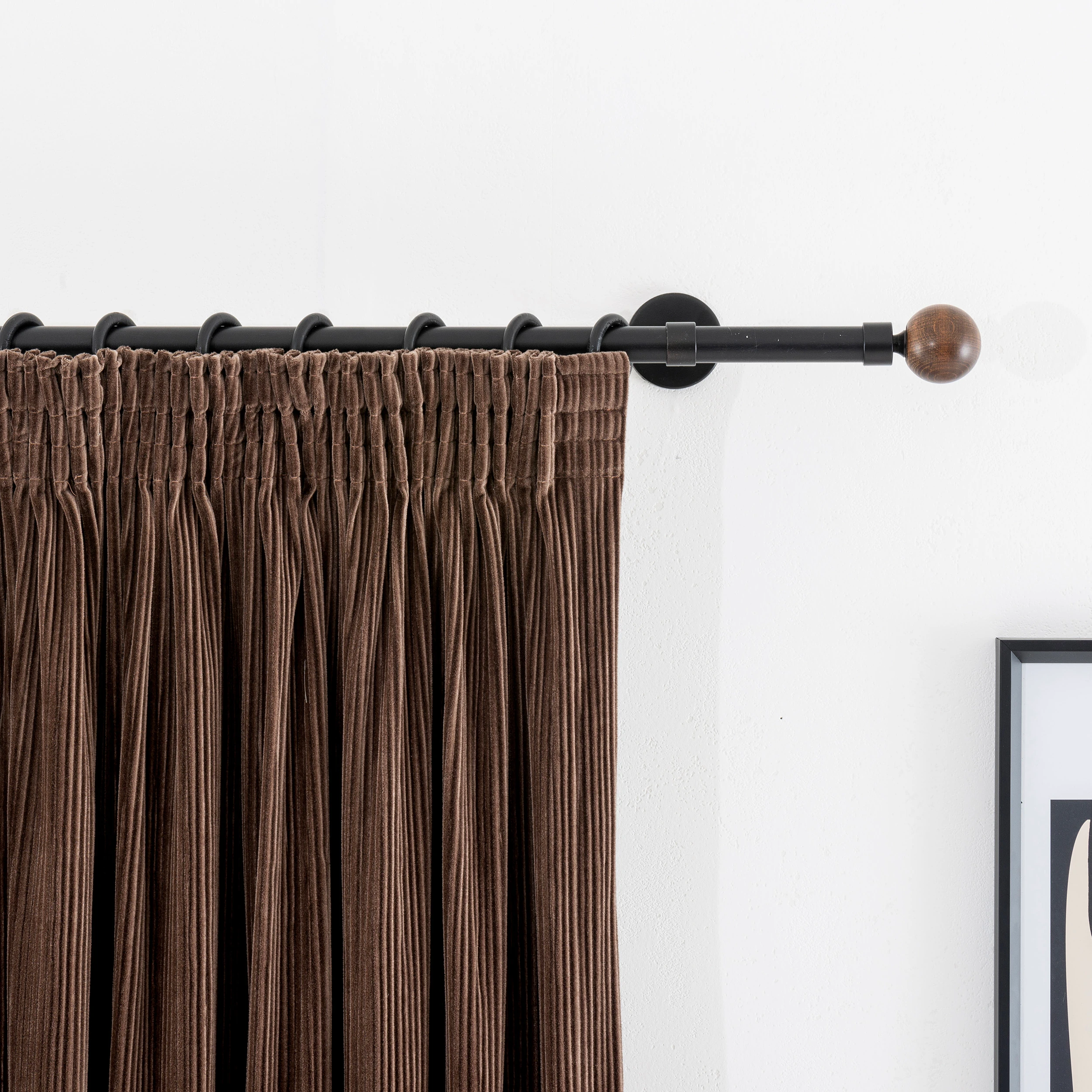 Luxury Velvet Pencil Pleat Curtains – Custom Made Drapes in 17 Colors | Premium Velvet Panels for Living Room & Bedroom