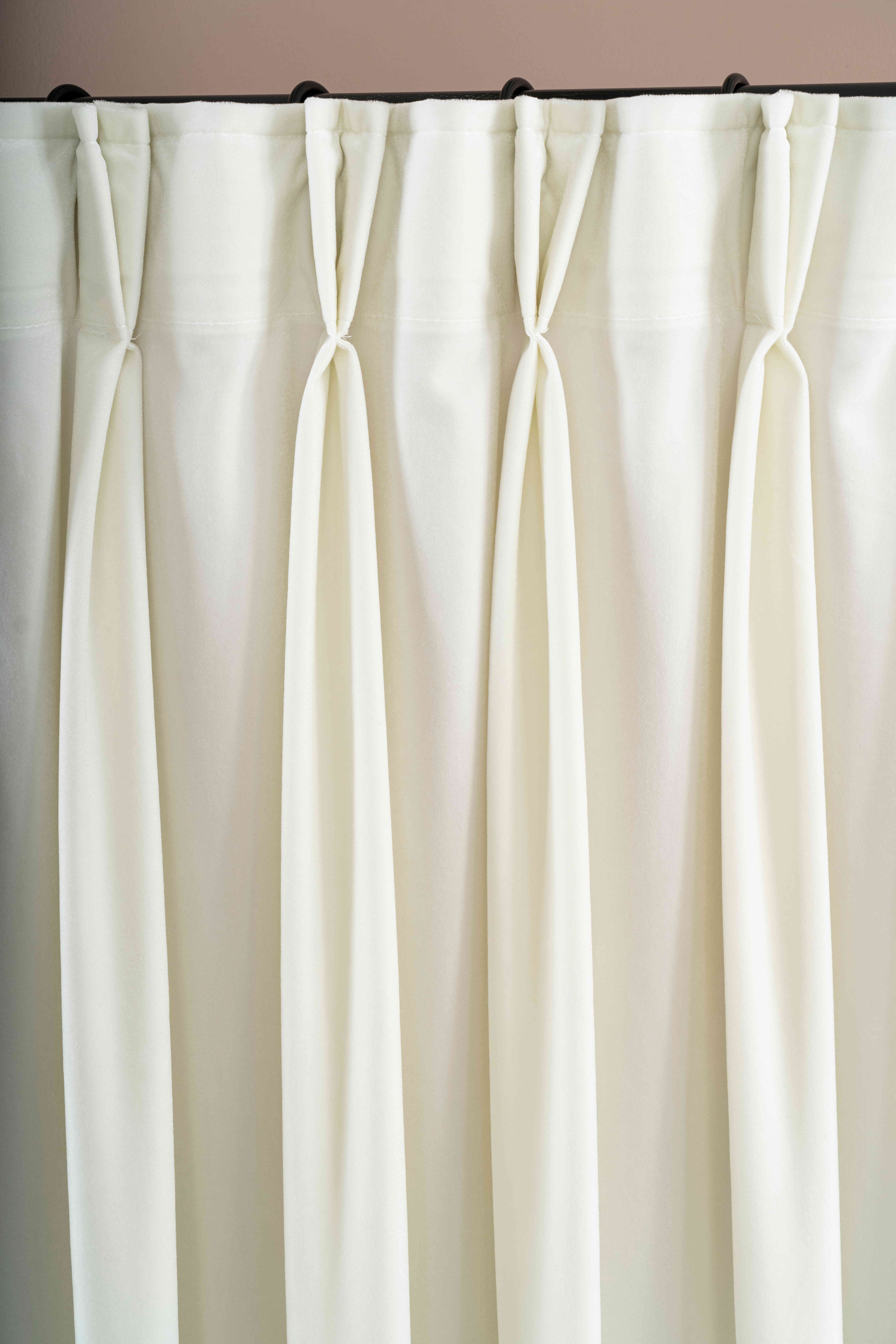 Linen Luxury Bohemian Color Block Curtain Panels,Custom Size Drapes for Living Room & Bedrooms