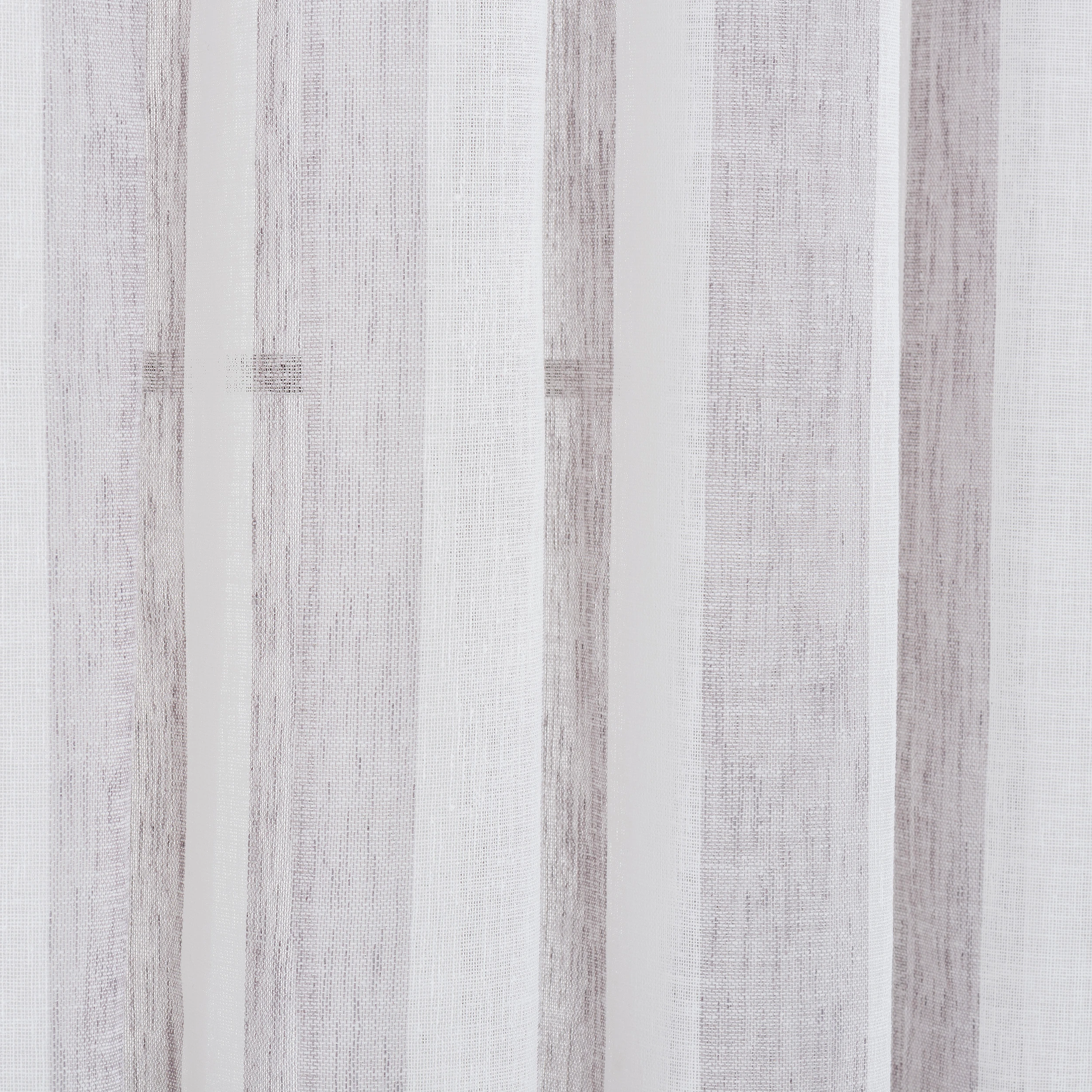 Striped Custom Linen Curtains – 6 Colors | Back Tab & Hook & Ring Drapery Panels for Modern Living Room Decor