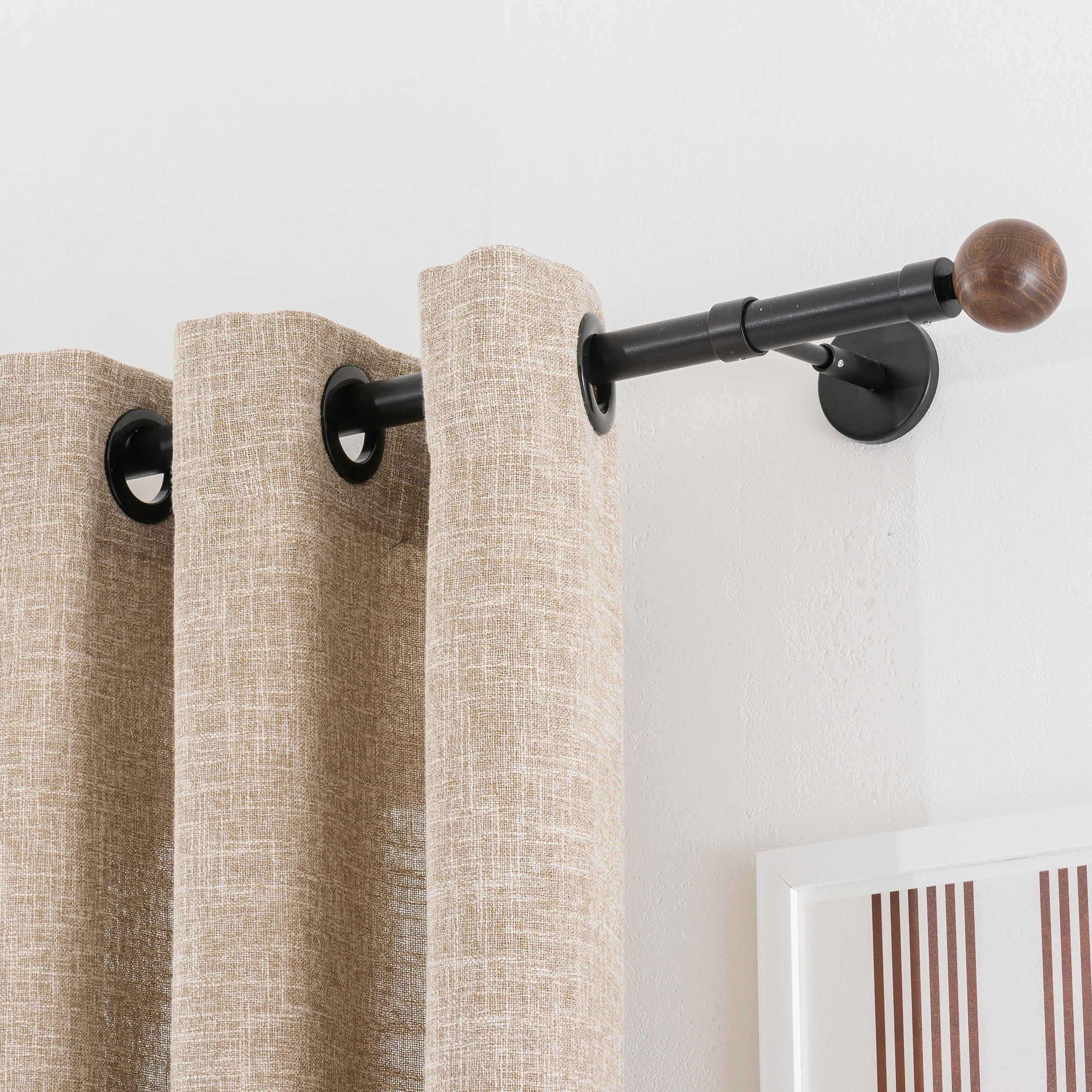 Custom Linen Curtains, 15 Colors. Living Room Linen Drapery, Custom Made Hight-Quality Modern And Minimalist Linen Curtains For Living Room And Luxury Bedroom Decor