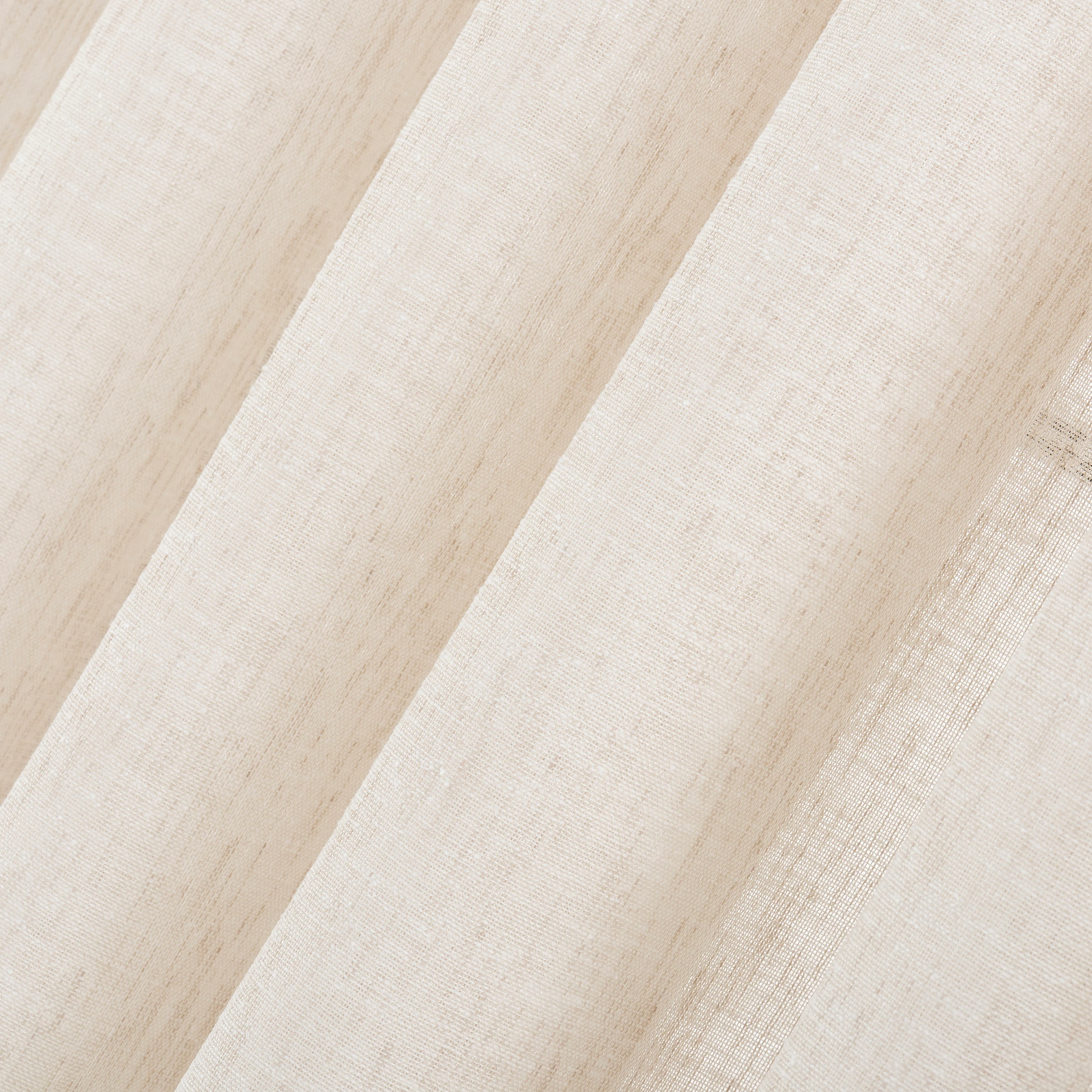 Linen Sheer Curtains 6 Colors. Grommet Curtain Custom Size Drapery For Living Room And Bed Room 