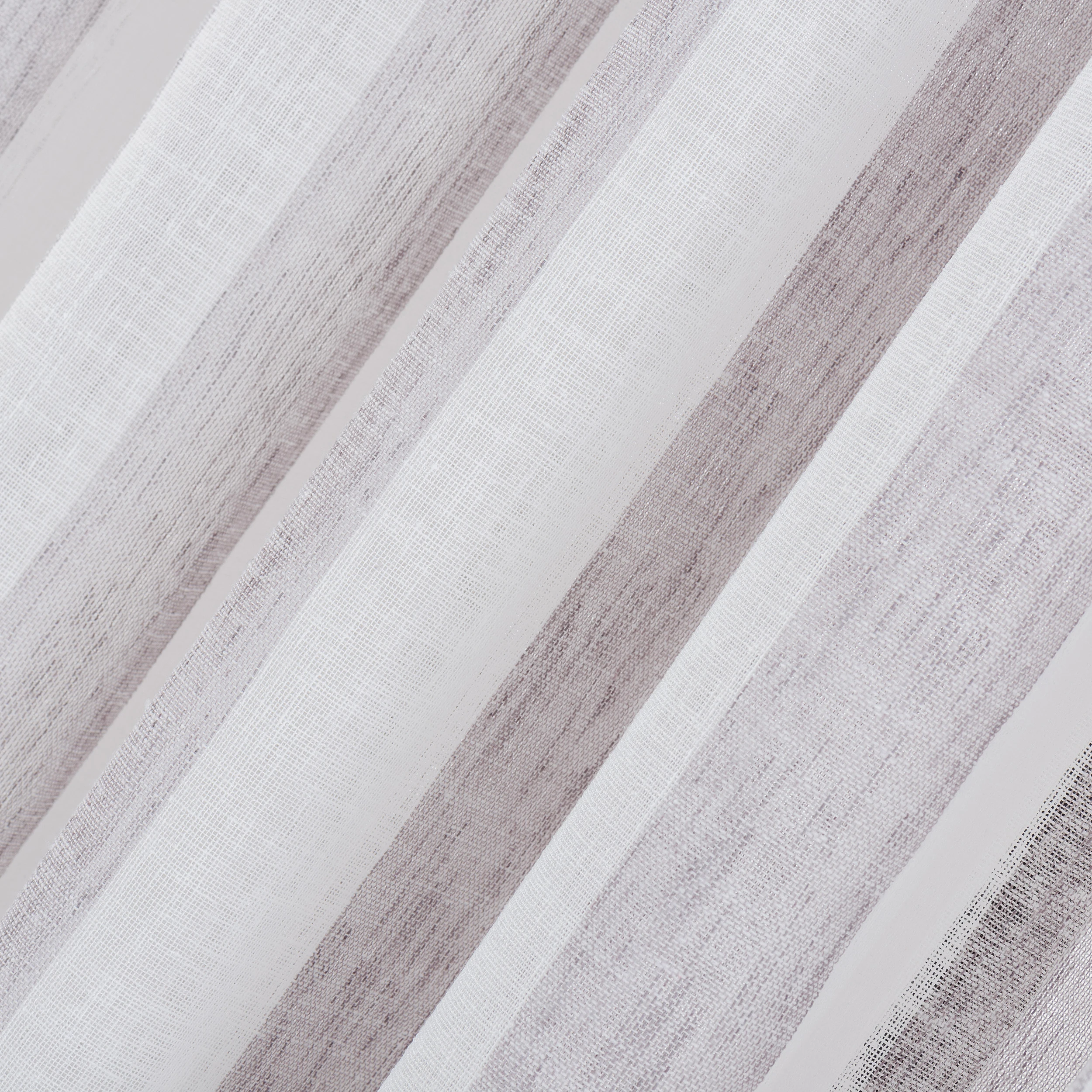 Striped Custom Linen Curtains – 6 Colors | Back Tab & Hook & Ring Drapery Panels for Modern Living Room Decor