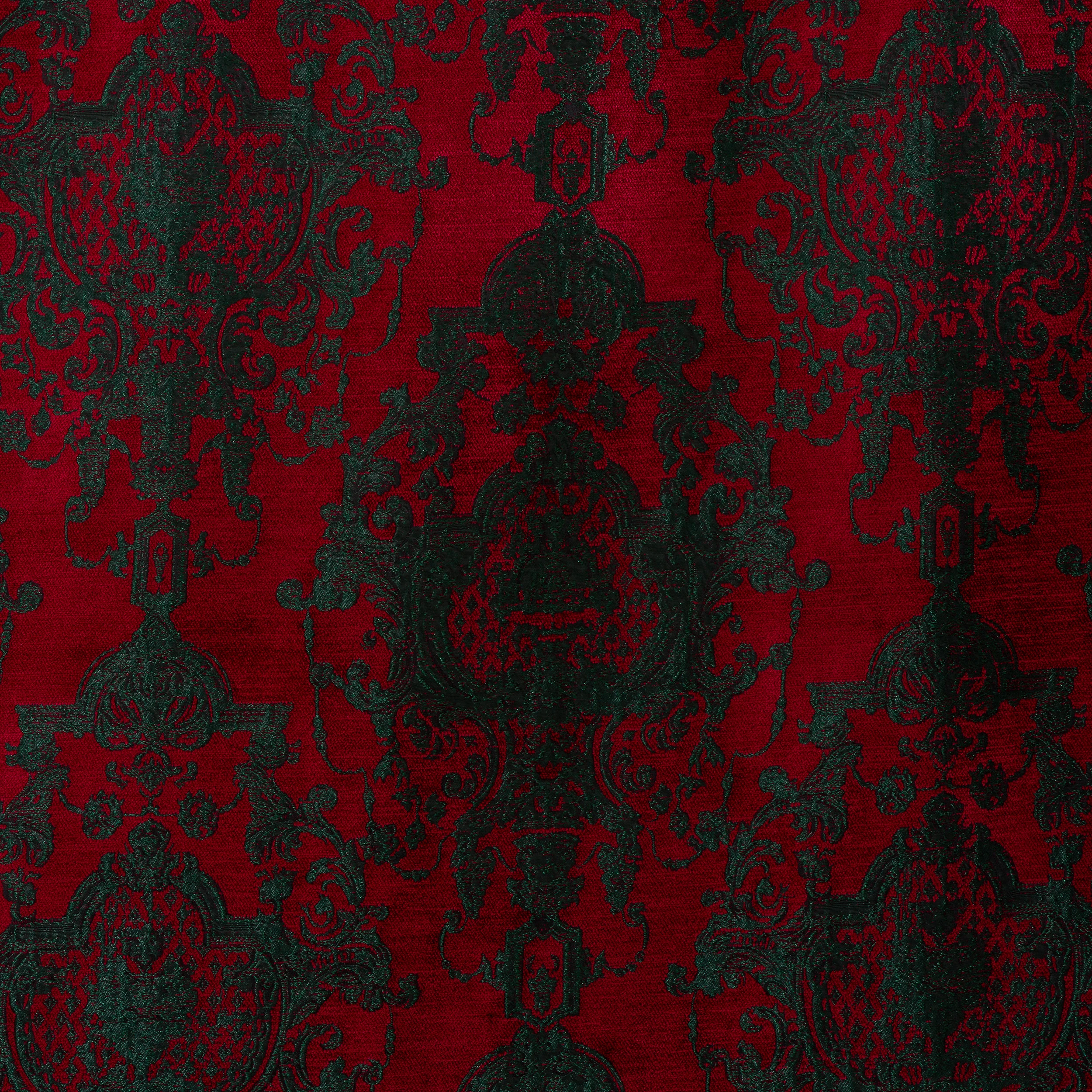 Victorian Damask Luxury Velvet Curtains 4 Colors, Custom Size Gothic Velvet Drapes For Living Room And Bedroom Curtain