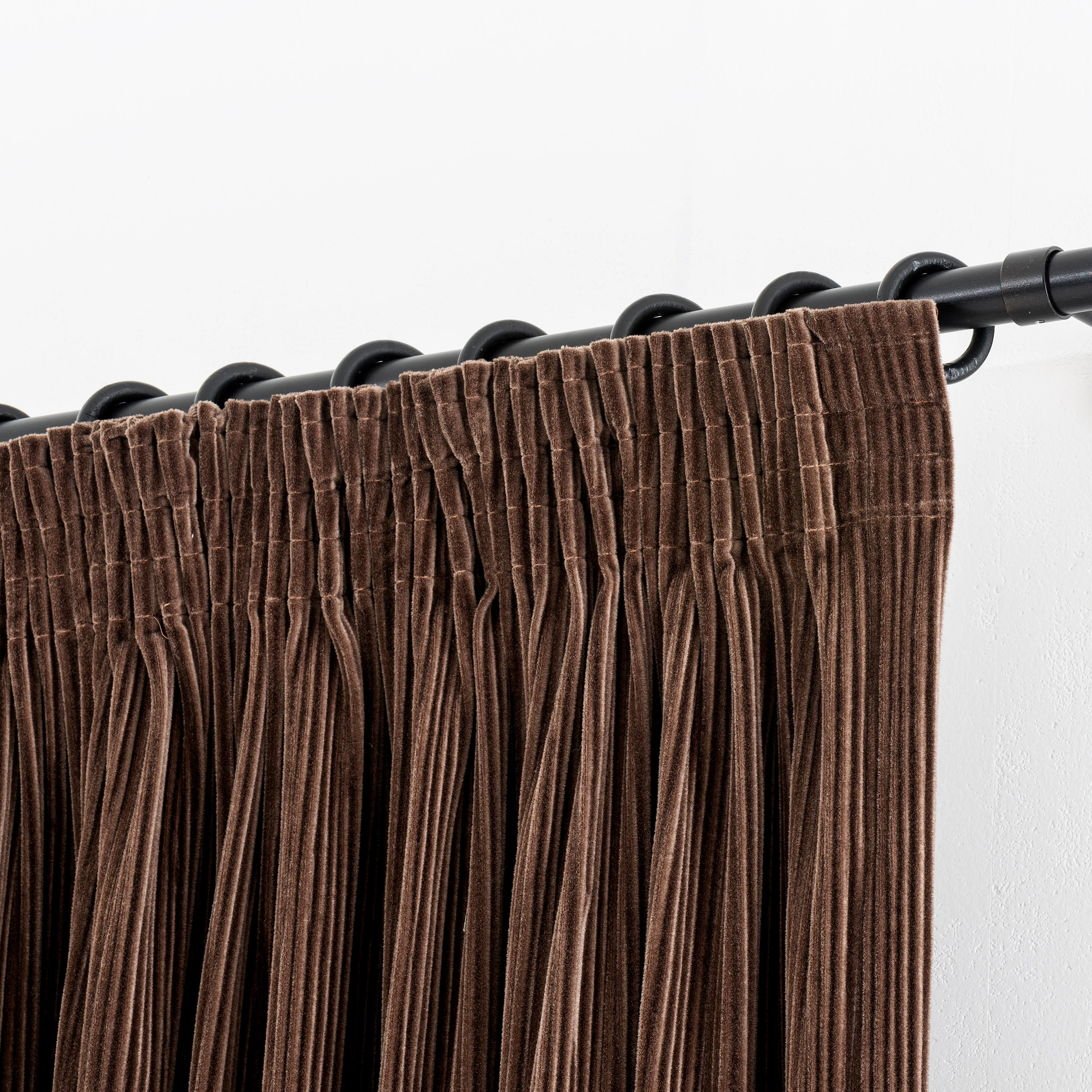 Luxury Velvet Pencil Pleat Curtains – Custom Made Drapes in 17 Colors | Premium Velvet Panels for Living Room & Bedroom