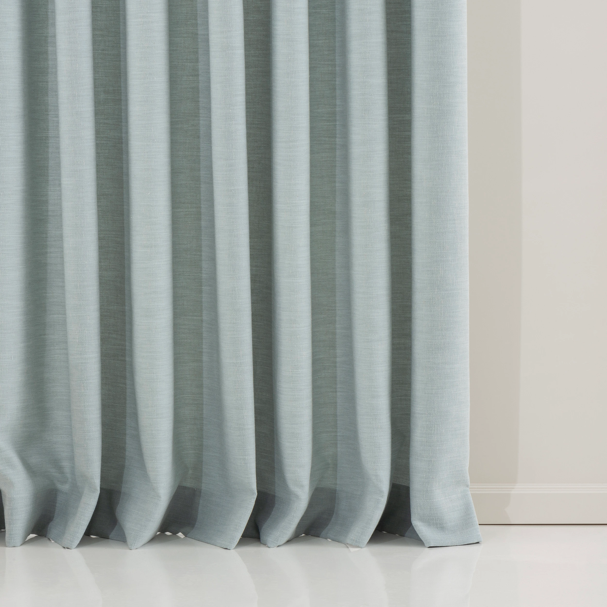 Custom Blue Cotton Curtain Panels for Grommet, Rod Pocket, Back Tab, Hook and Rings. Drapery Panels for Living Room, Kitchen, Bedroom.