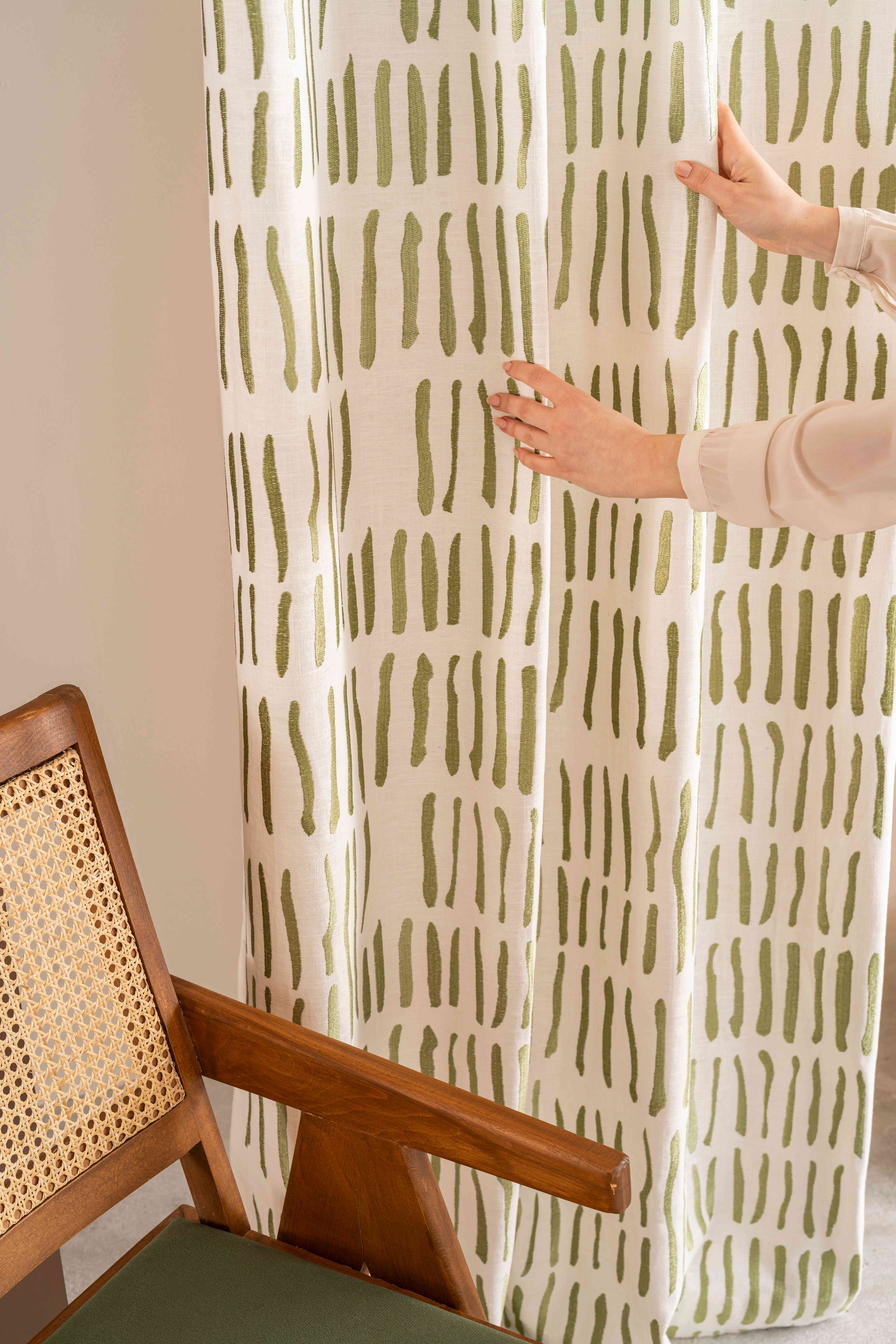 100% Organic Linen Curtains – Handmade Luxury Drapery Panels | Natural Rustic & Boho Sustainable Window Treatments