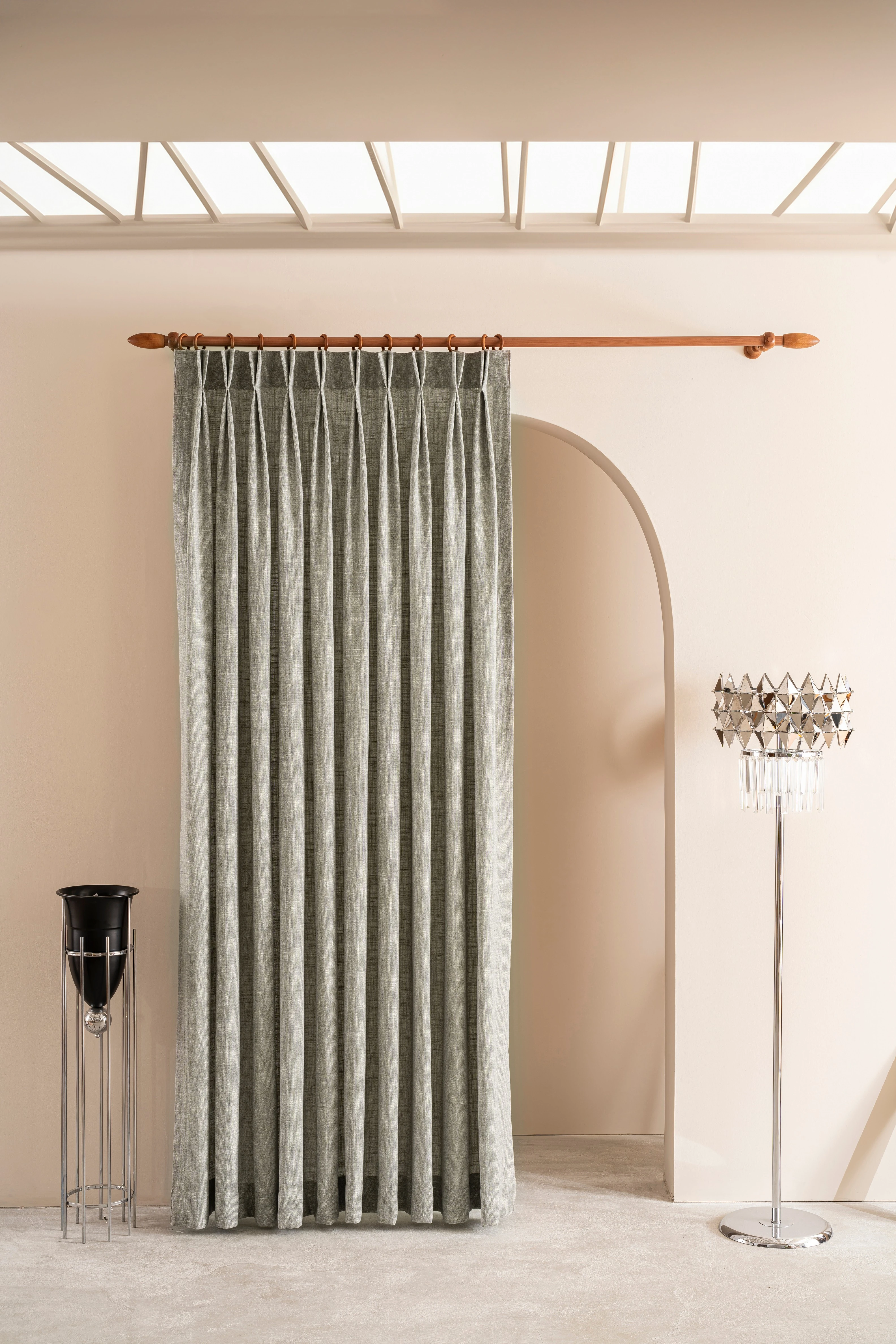 Pinch Pleated Luxury Modern %100 Linen Curtains 7 Colors and Heavy Linen Drapes for the Living Room And Bed Room