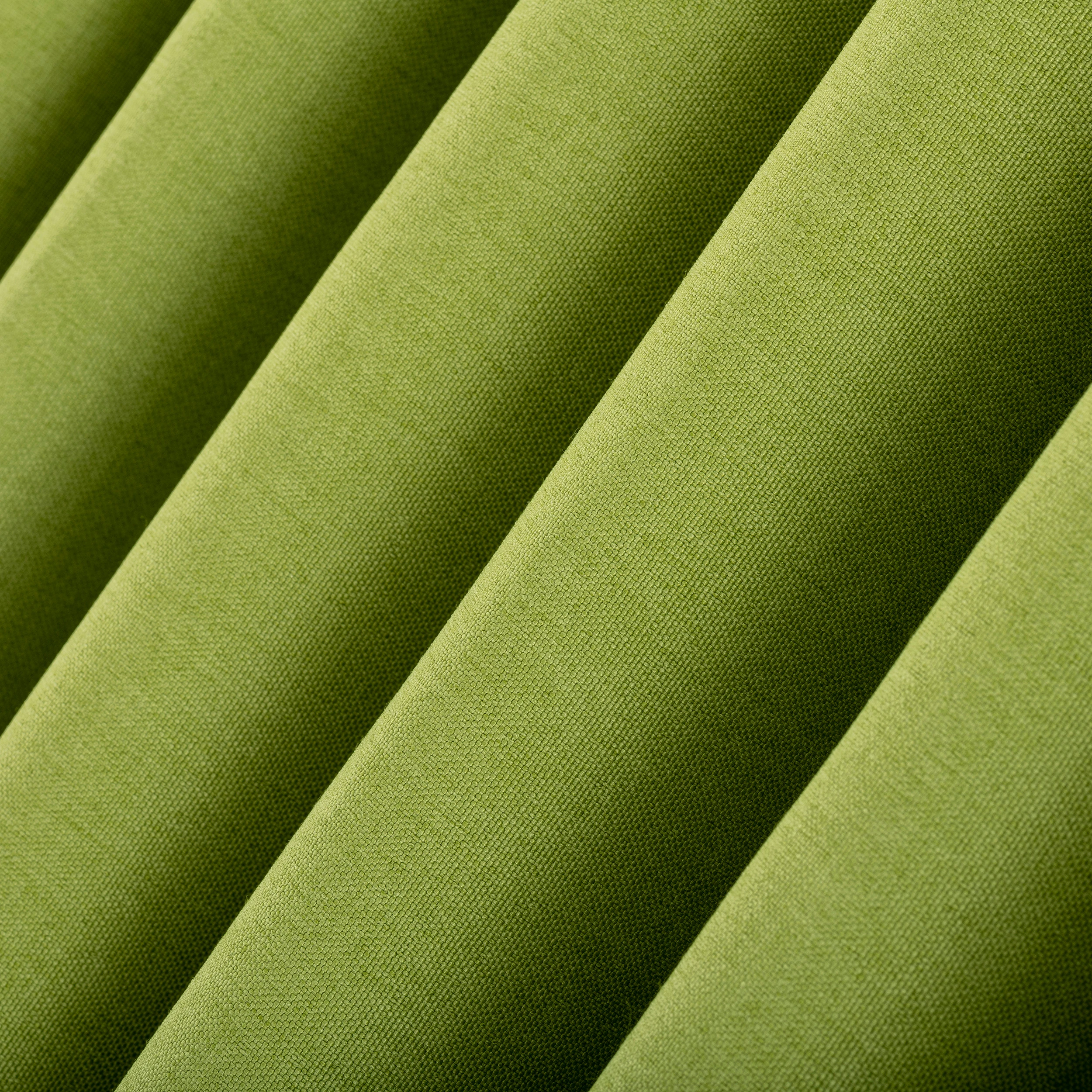 Triple Green French Pleat Linen Curtains 18 Colors. Custom Luxury Drapes for Living Room And Bedroom