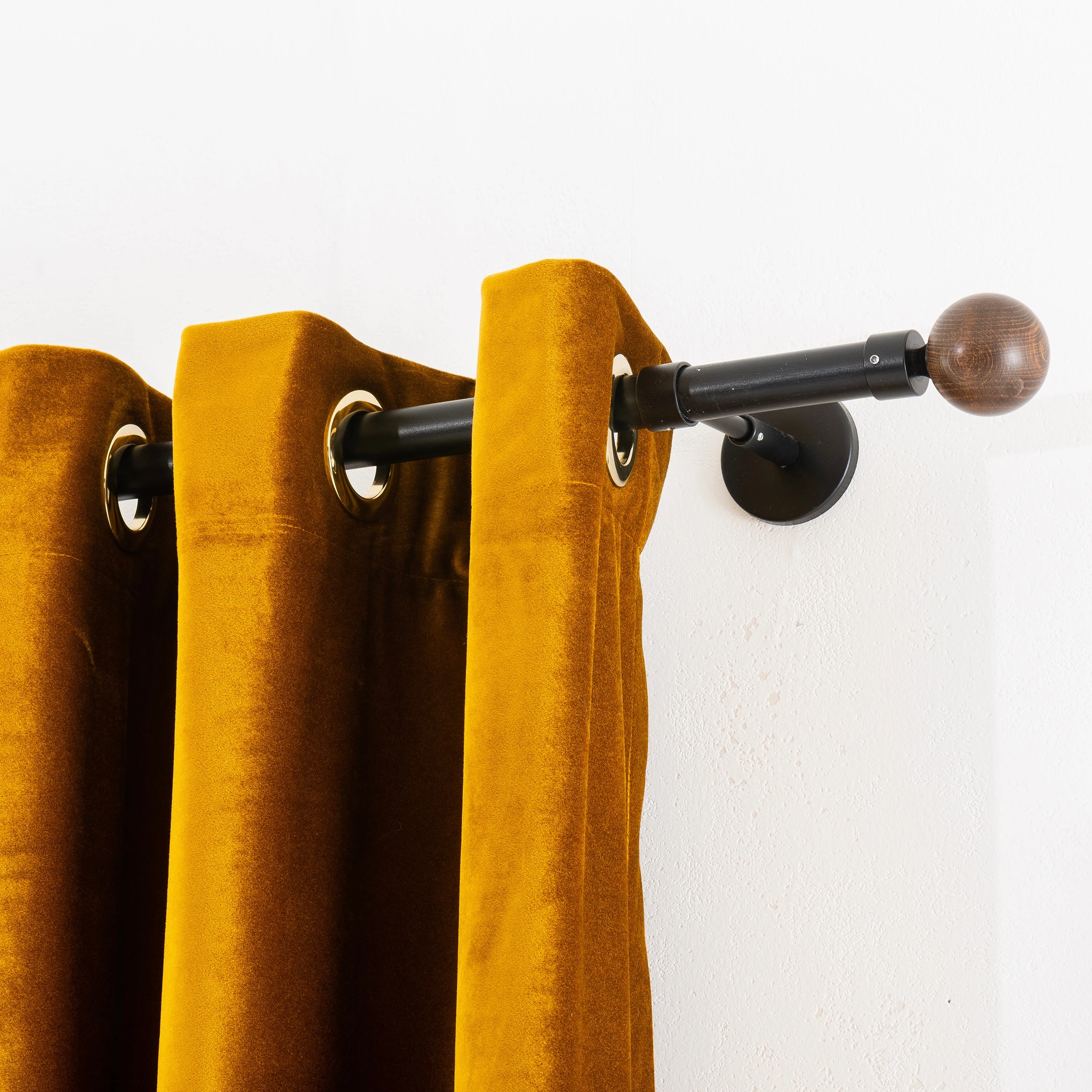 100% Blackout Velvet Curtains, Luxury Thermal And Soundproof Curtain Drapes, Custom Made Grommet, Rod Pocket for Living Room & Room Divider.