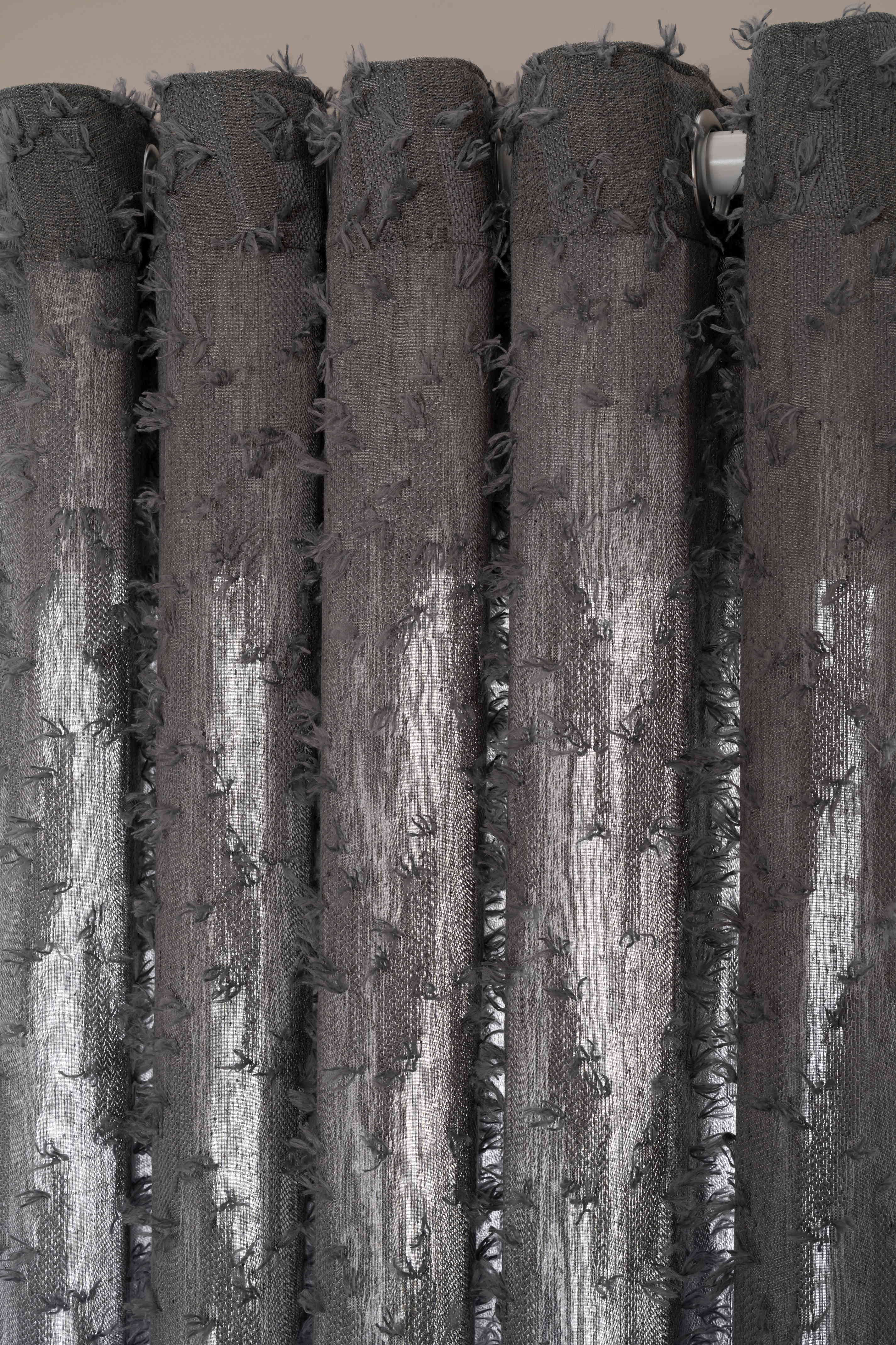 Custom Linen Sheer Curtains – Boho Stripe Panels with Fringe | Light & Airy Sheer Drapes for Modern Bohemian Home Decor