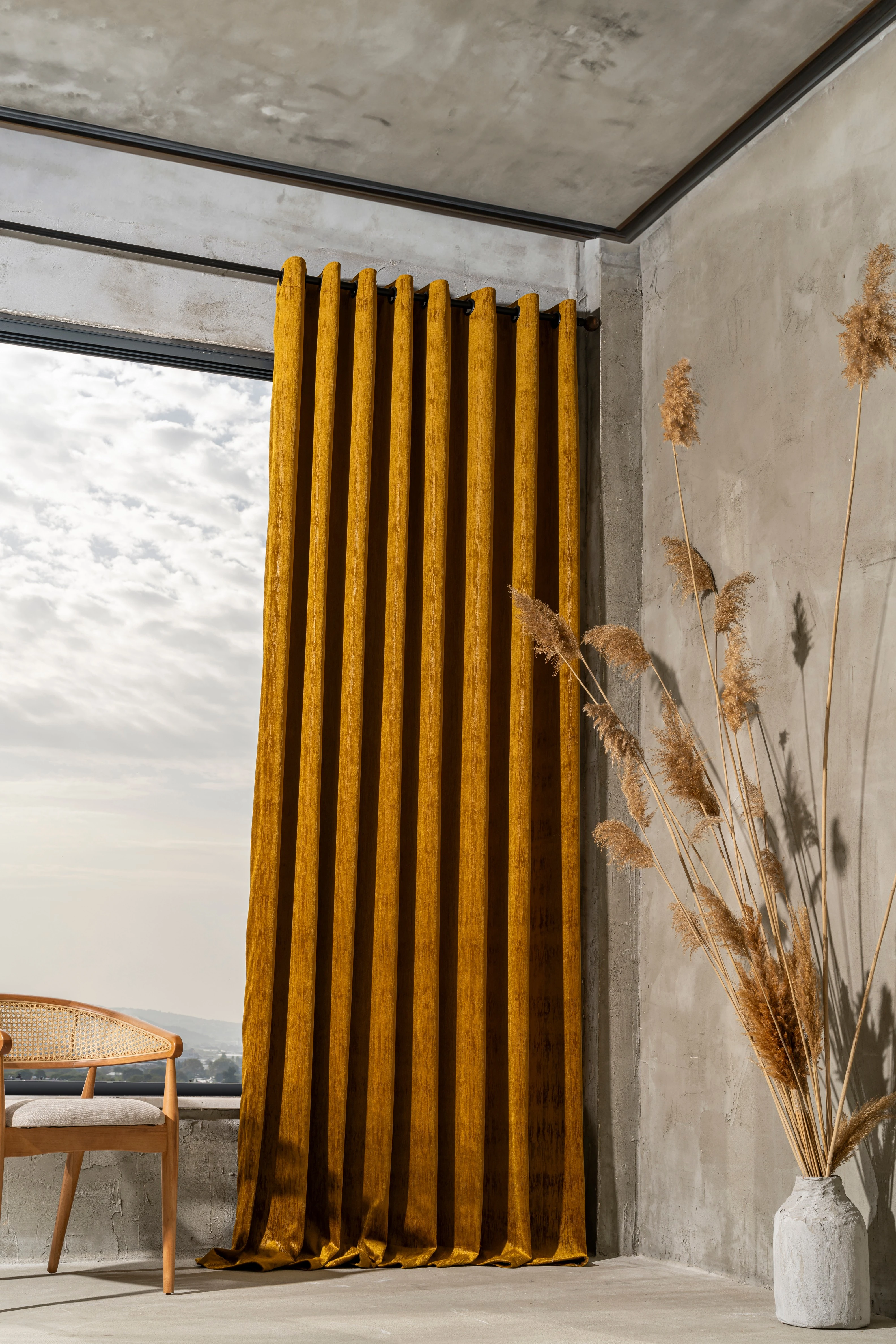 Custom Luxury Velvet French Pleat Blackout Drapes Modern Thermal Panels for Living Room And Bedroom