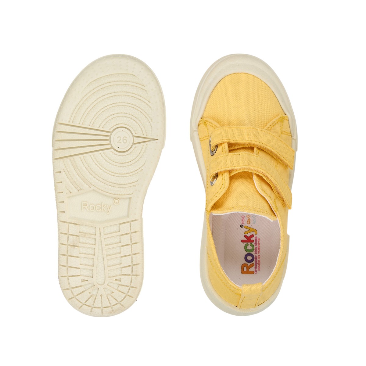Yogi Çocuk Keten Sneaker - Sarı