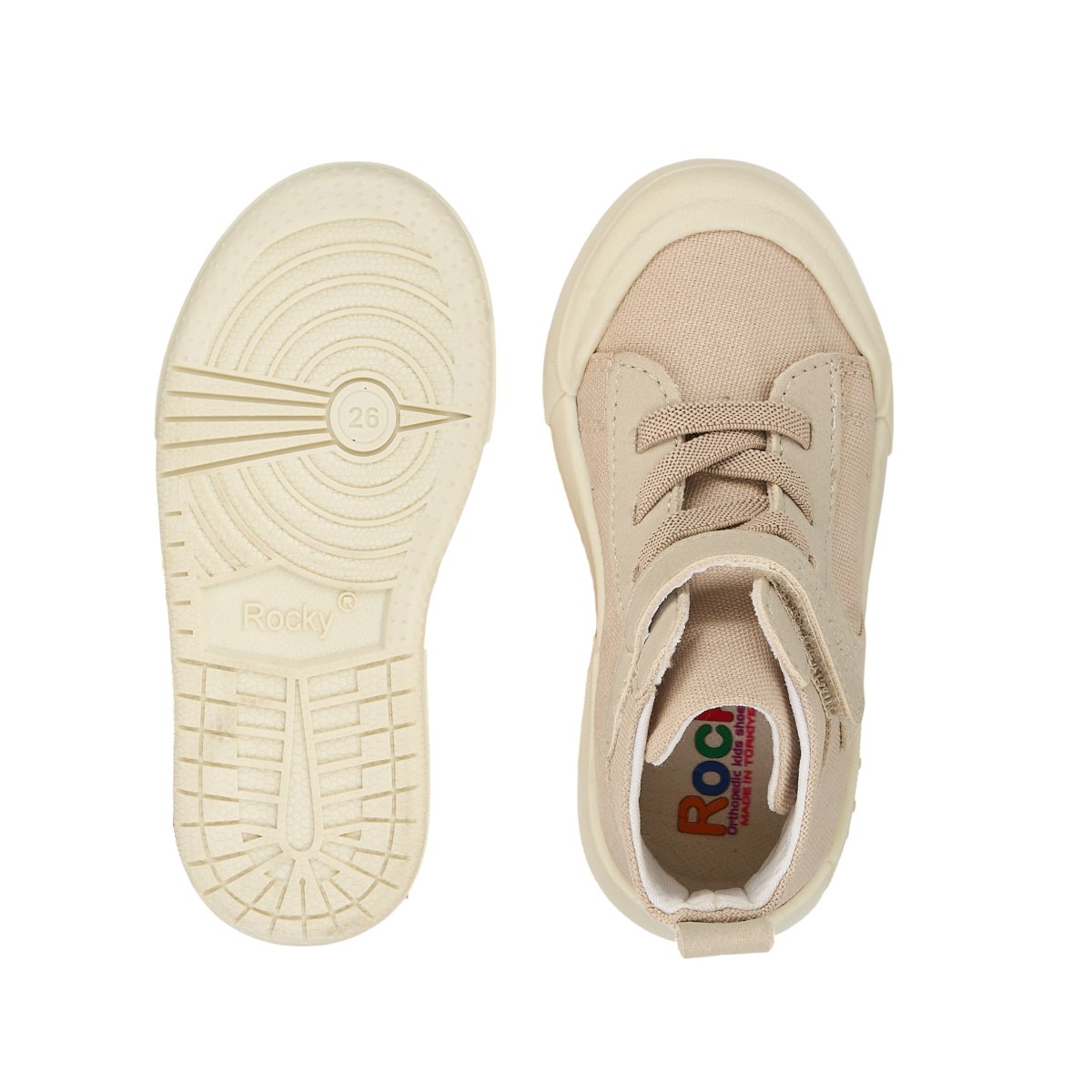 Bobo Çocuk Keten Sneaker - Bej
