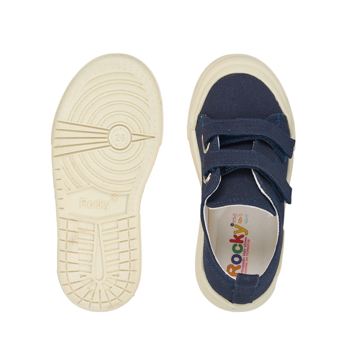 Yogi Çocuk Keten Sneaker - Lacivert