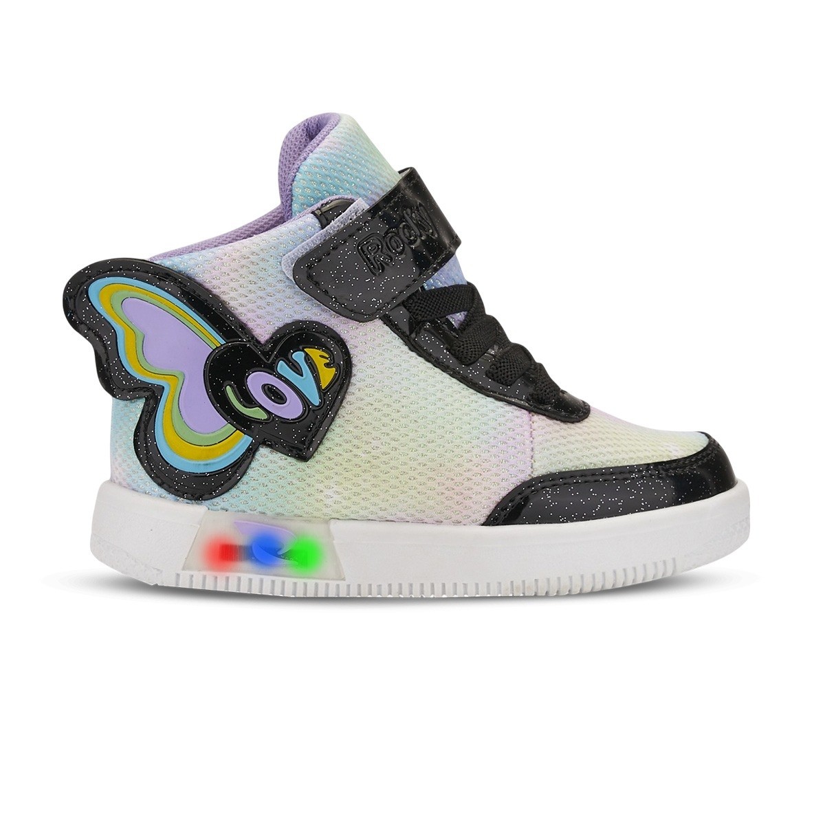Love Kız Çocuk Işıklı Sneaker - Siyah