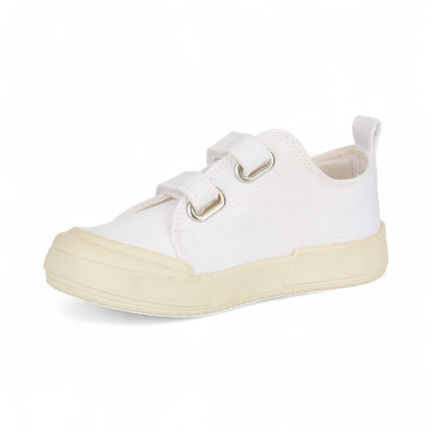 Yogi Çocuk Keten Sneaker - Beyaz