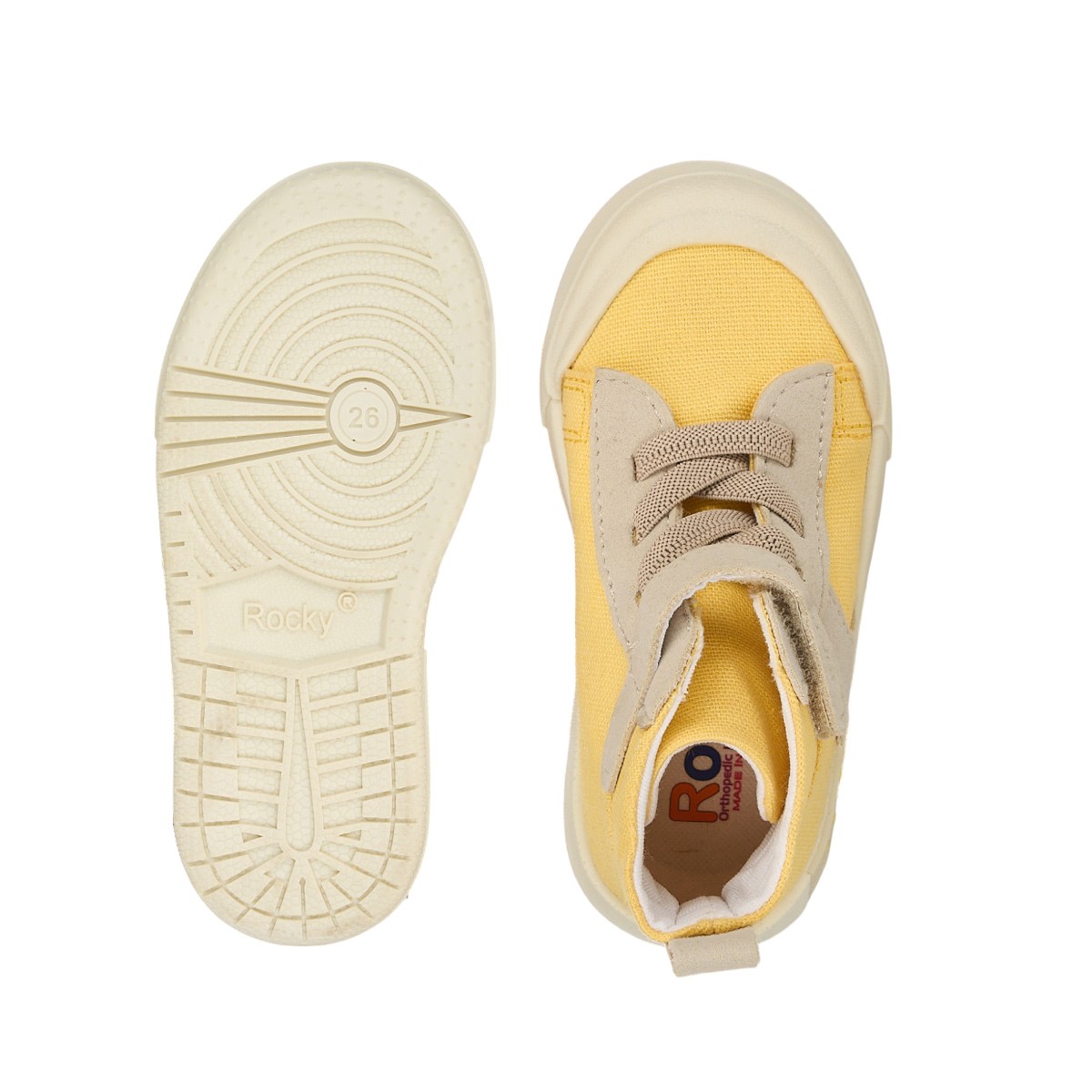 Bobo Çocuk Keten Sneaker - Sarı