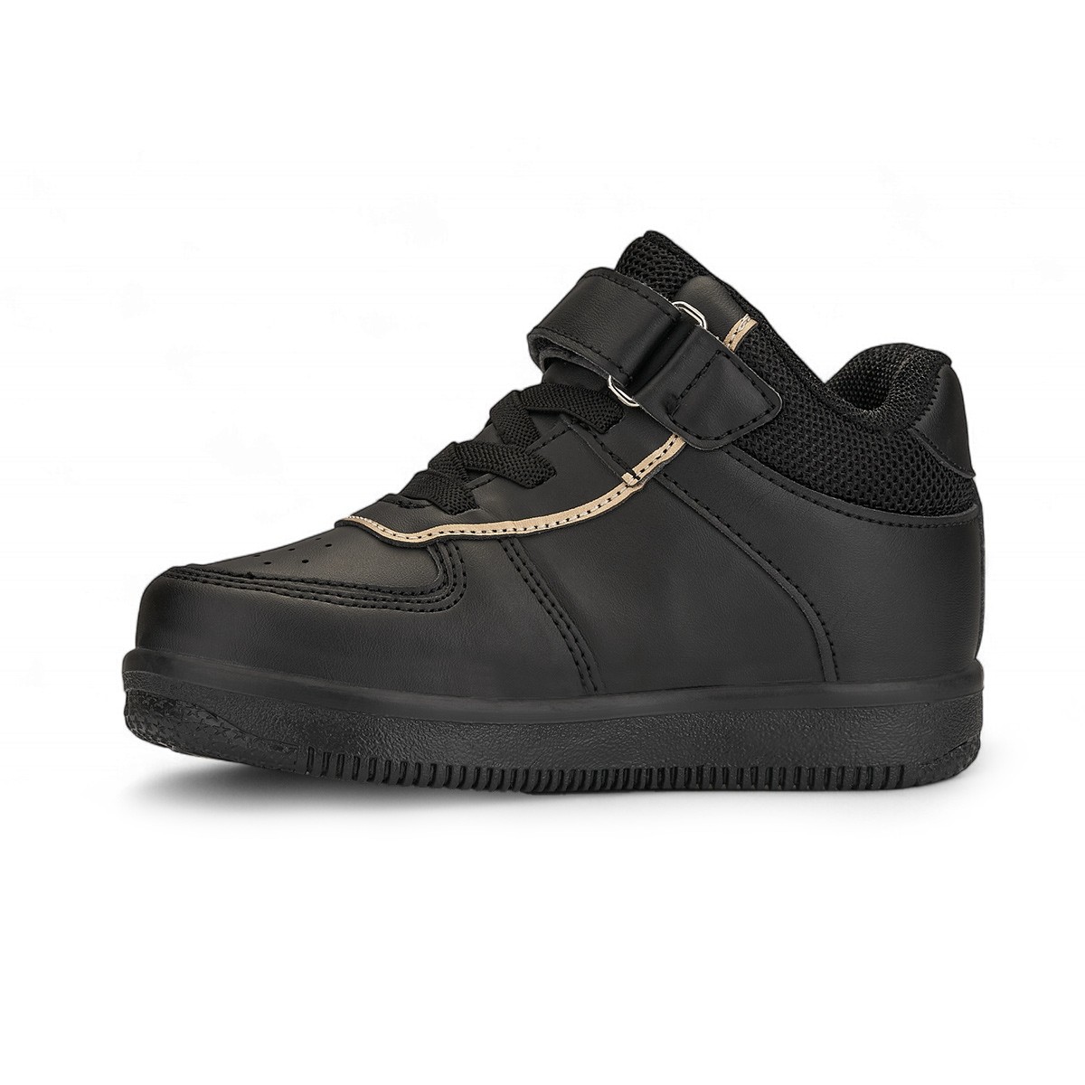 Wolf Erkek Çocuk Ortopedik Siyah Sneaker