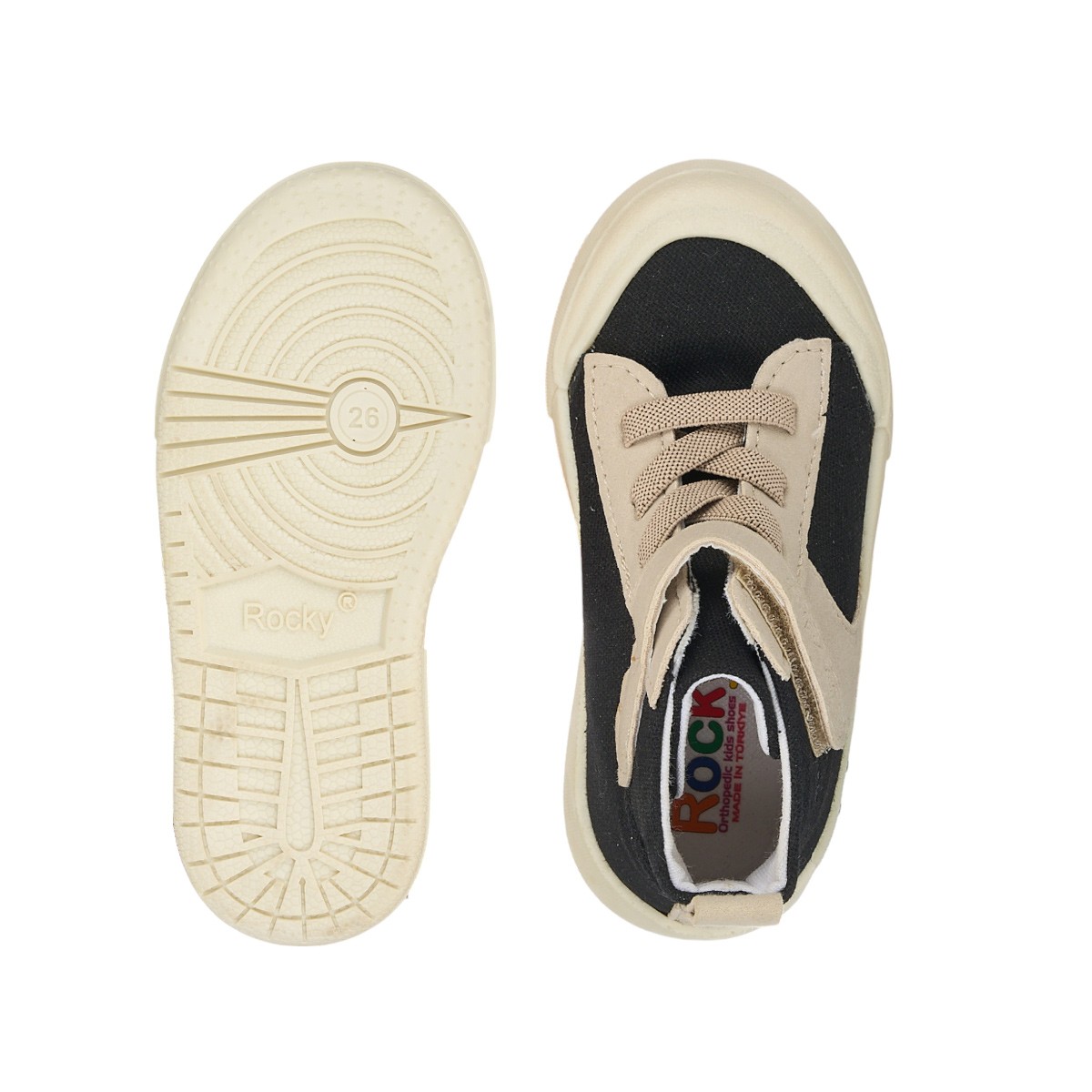 Bobo Çocuk Keten Sneaker - Siyah