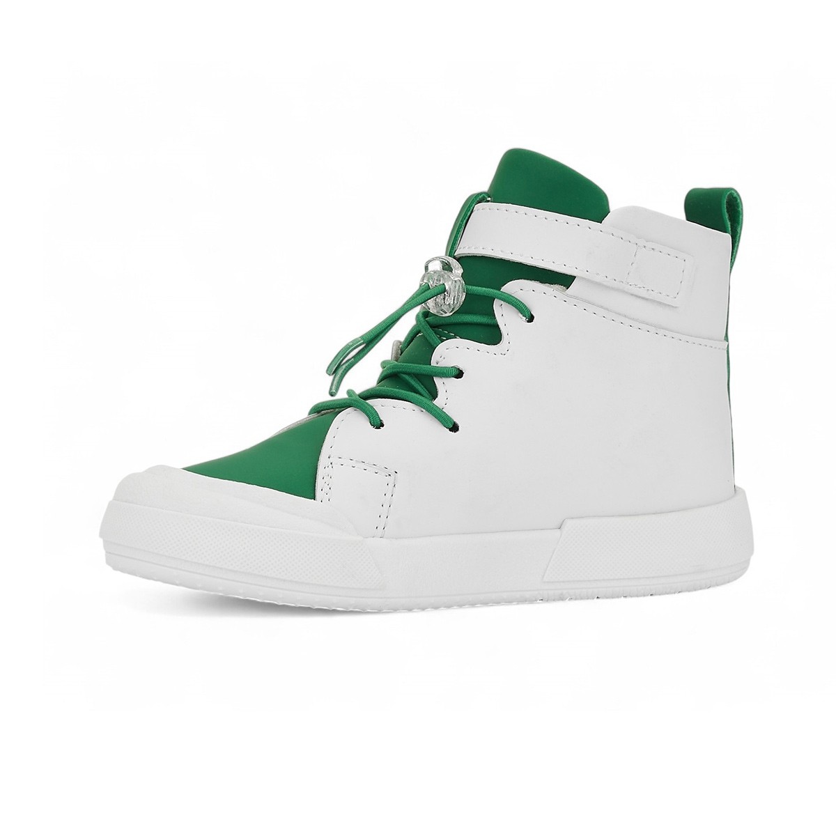 Alaca Çocuk Işıklı Sneaker - Beyaz-Yeşil
