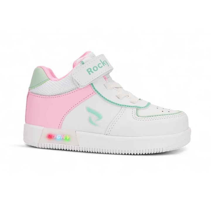 Wolf Kız Çocuk Sneaker - Pembe-Beyaz