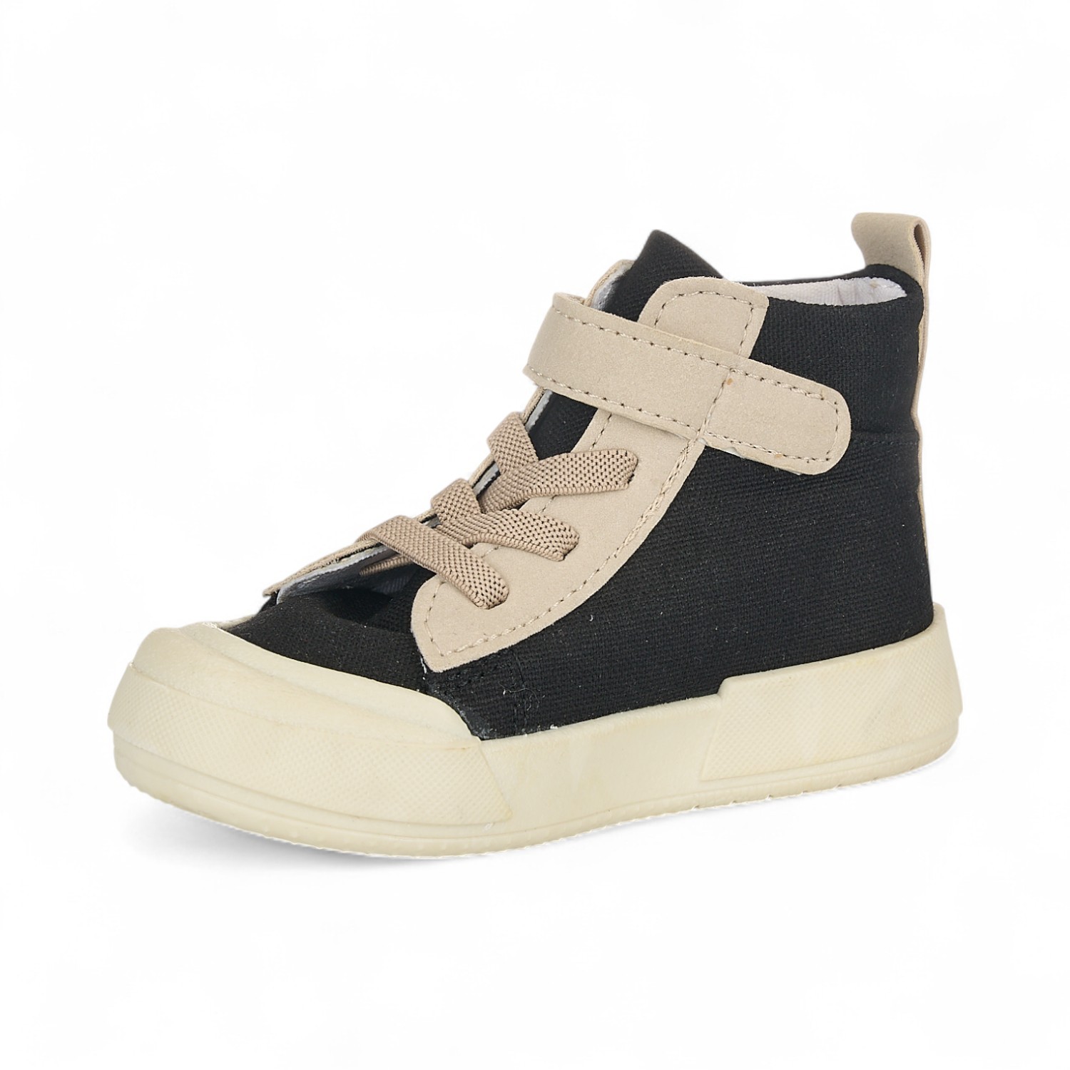 Bobo Çocuk Keten Sneaker - Siyah