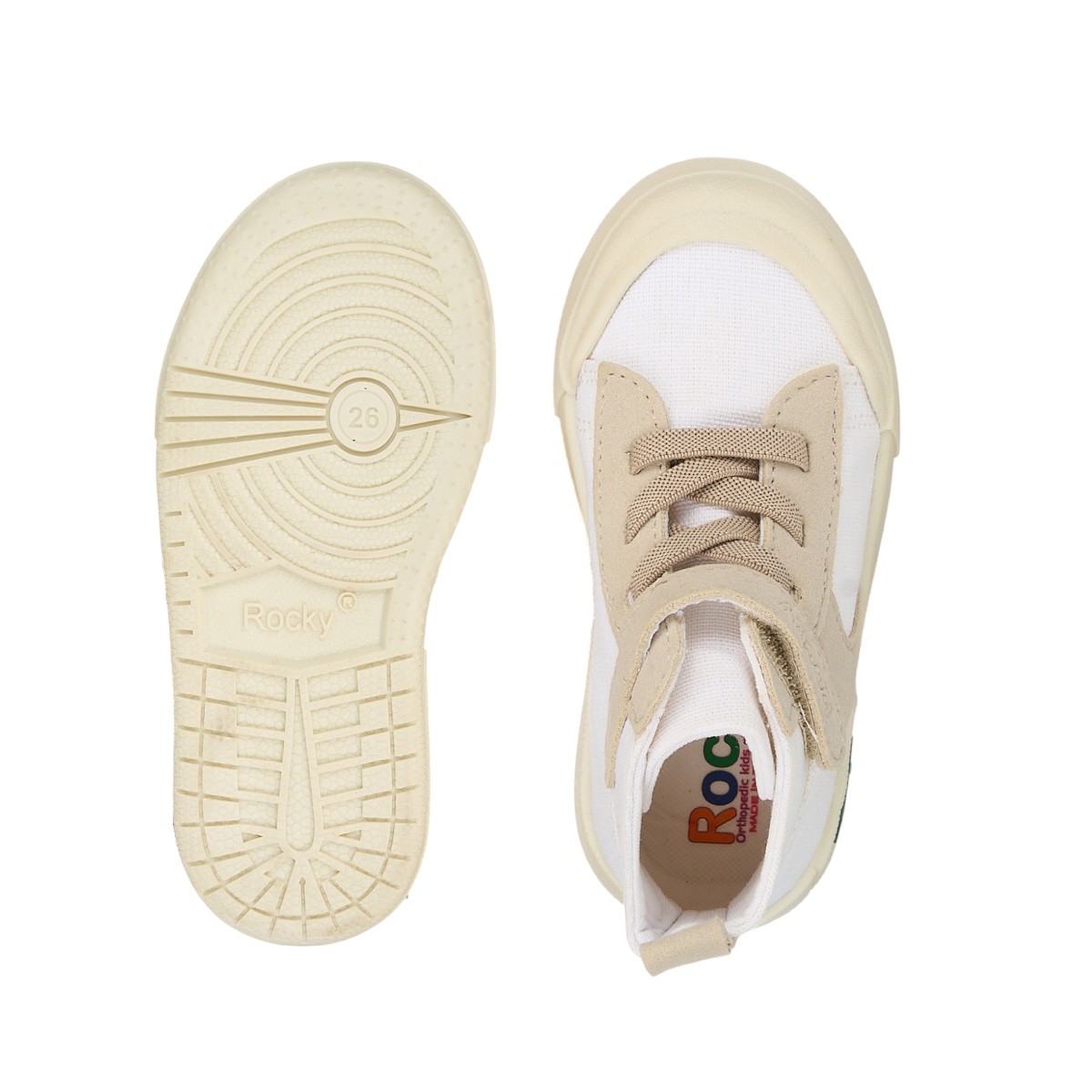Bobo Çocuk Keten Sneaker - Beyaz