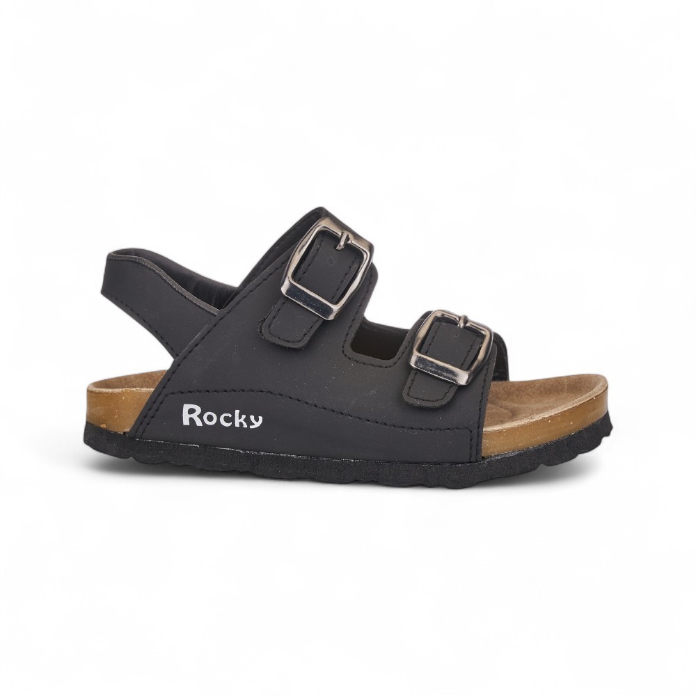 Solea Ortopedik Taban Çocuk Sandalet - Siyah