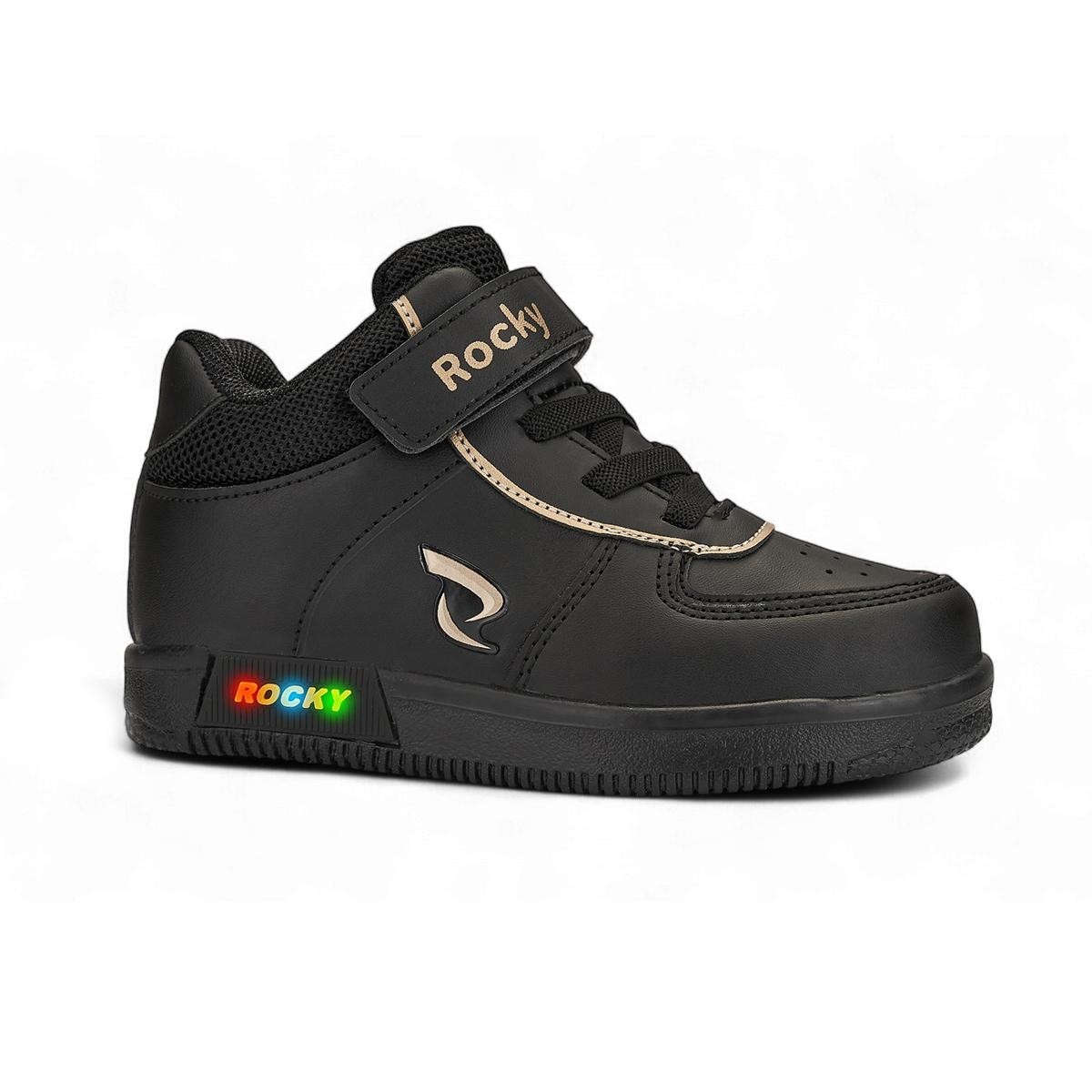 Wolf Erkek Çocuk Ortopedik Siyah Sneaker