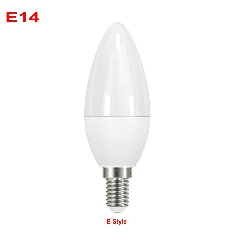 Edson E14 İnce Duylu 7 Watt Led Mum Buji Ampul Beyaz Işık ED-1014