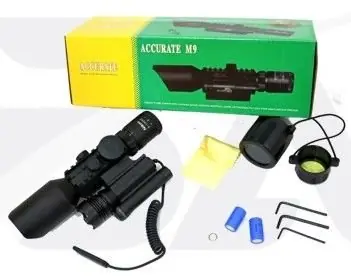 Nikula M9 3-10X42 Lazerli Lambalı Işıklı Tüfek Dürbünü - Gunex