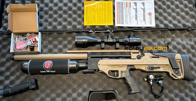 Hatsan Factor BP FDE PCP Havalı Tüfek, 6.35 (Dürbünlü)