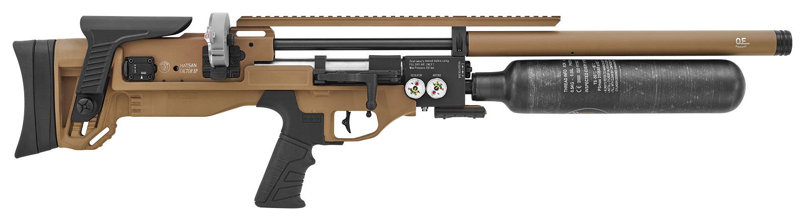 Hatsan Factor BP FDE PCP Havalı Tüfek, 6.35 (Dürbünlü)
