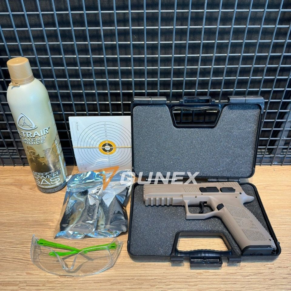ASG CZ75 P09 Duty Blowback Airsoft Tabanca, Çöl Greengas
