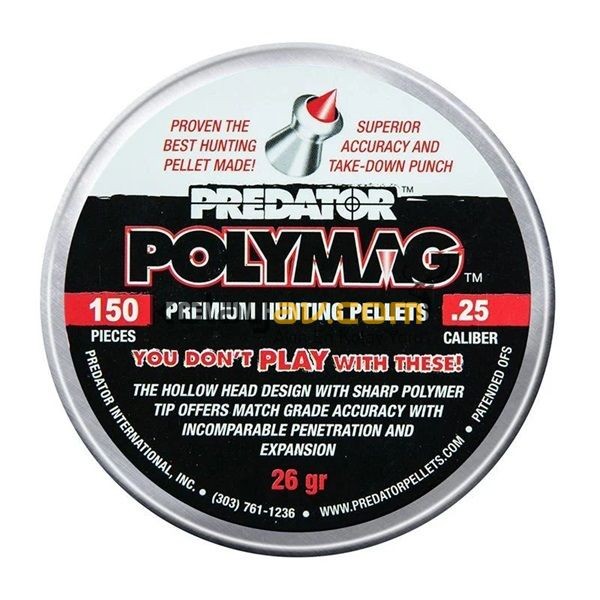 Polymag 26gr Havalı Saçması 6.35mm, Pellet