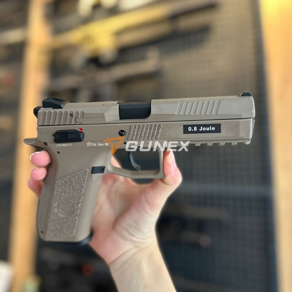 ASG CZ75 P09 Duty Blowback Airsoft Tabanca, Çöl Greengas