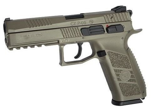 ASG CZ75 P09 Duty Blowback Airsoft Tabanca, Çöl Greengas