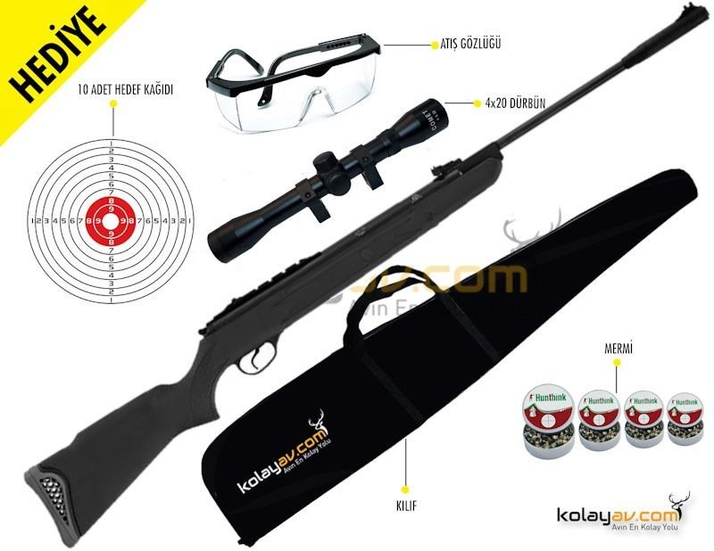 Hatsan Mod 125 Havalı Tüfek 6.35mm (Full Set)