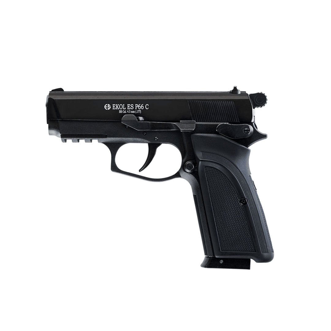 EKOL ES P66 Compact Havalı Tabanca 4.5 mm - Mat Siyah