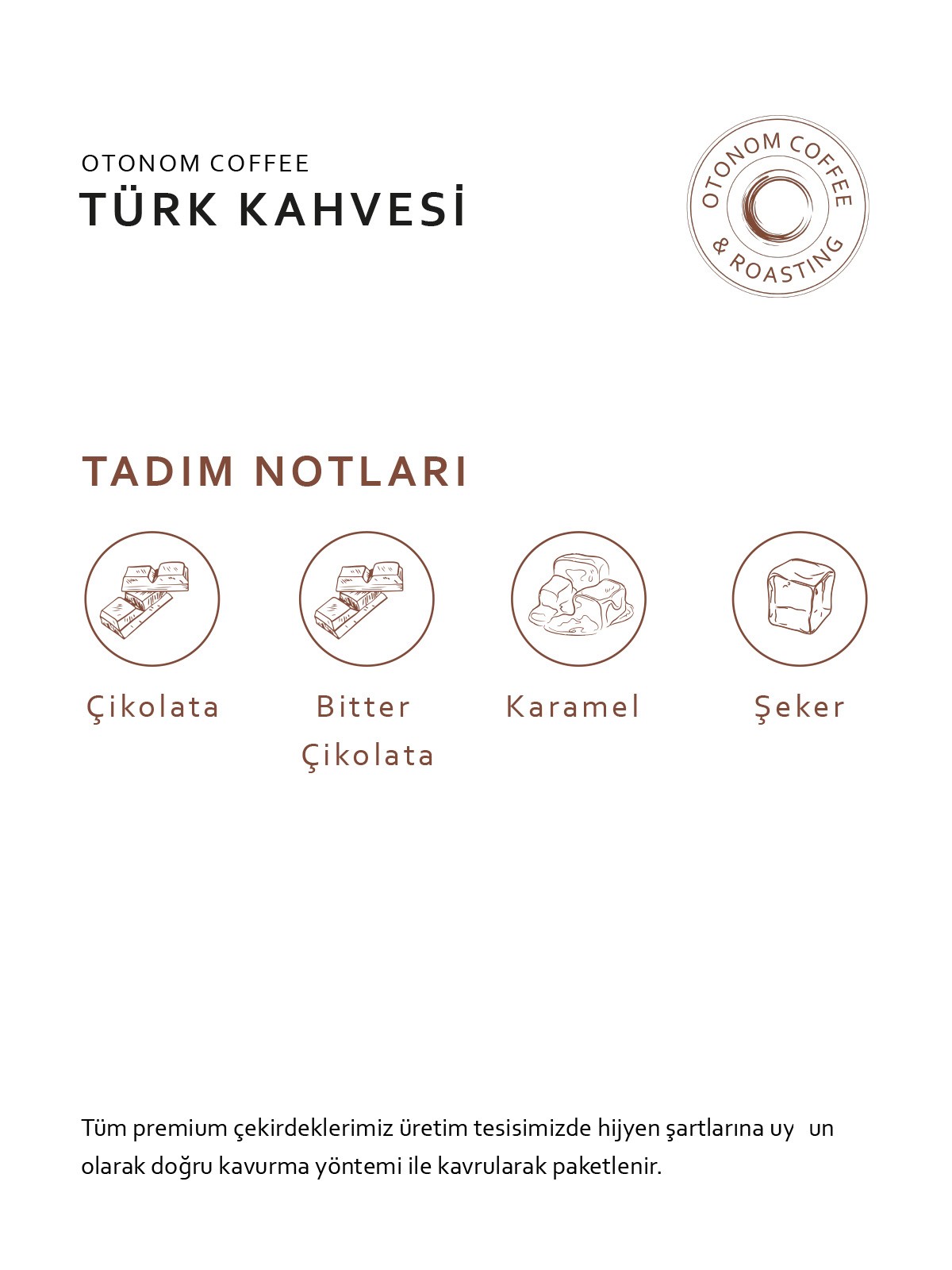 Otonom Blend Türk Kahvesi 1 kg Çekirdek