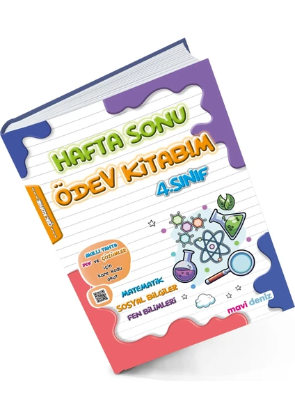 Mavi Deniz 2024 4. Sınıf Hafta Sonu Ödev Kitabım