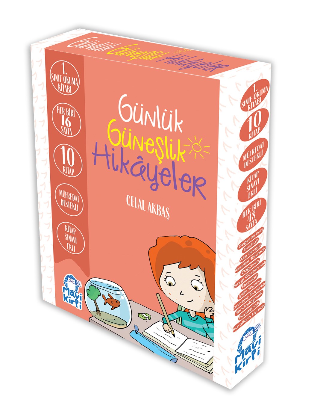 Günlük Güneşlik Hikayeler 1. Sınıf Okuma Seti (10 Kitap) - Celal Akbaş