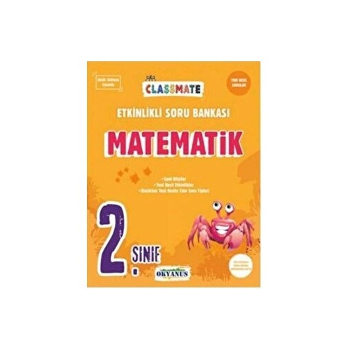 Okyanus Yayınları 2. Sınıf Classmate Matematik Etkinlikli Soru Bankası