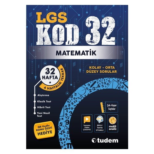 Tudem Lgs 8. Sınıf Matematik Kod 32
