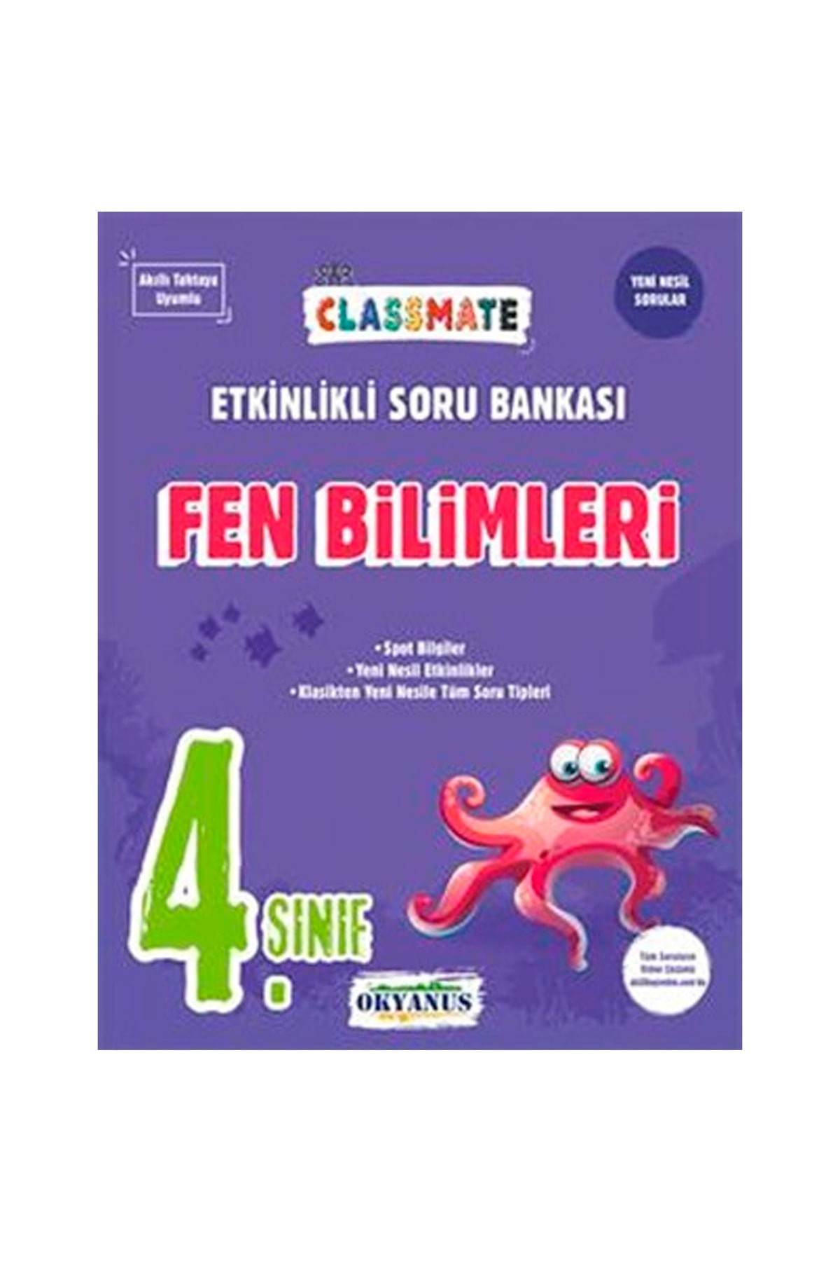 Okyanus 4. Sınıf Classmate Fen Bilimleri Etkinlikli Soru Bankası