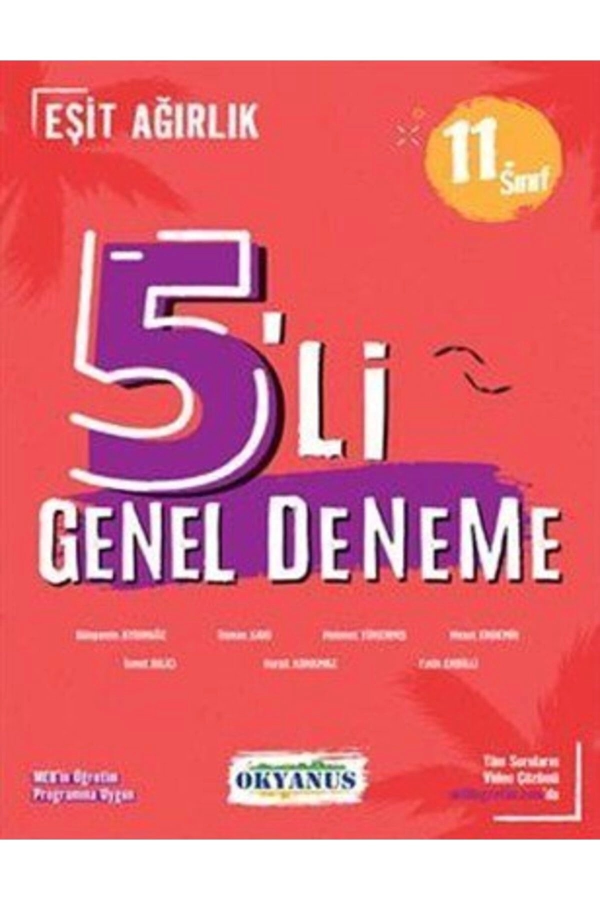 Okyanus Yayınları 11. Sınıf 5'li Eşit Ağırlık Deneme