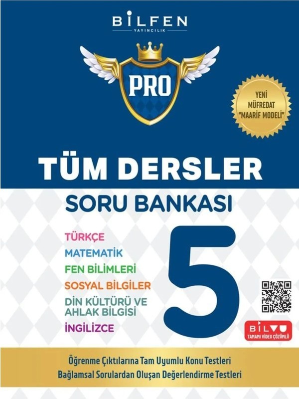 Bilfen Yayıncılık 5. Sınıf Pro Tüm Dersler Soru Bankası