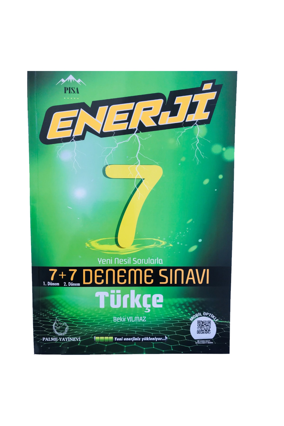 Palme Yayınları 7. Sınıf Türkçe Enerji 7+7 Deneme Sınavı